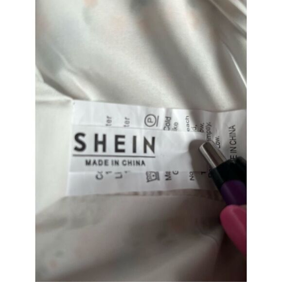 Aveloria Women’s S White Floral Cap Sleeve U-Neck Lined Dress - Picture 8 of 11